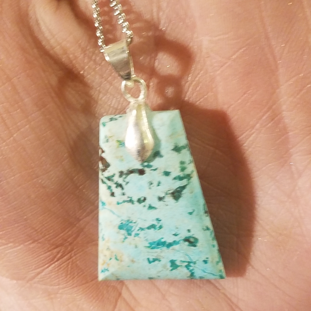 Chrysocolla necklace